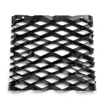 Hot Rolled Black Steel Expanded Metal Mesh Thickness 3.8 mm Width 2.44 m Length 2 m