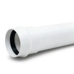 UPVC Plastic Pipe PN 2 Bar Class 1, Size 250 mm, Thickness 2 mm, White Color