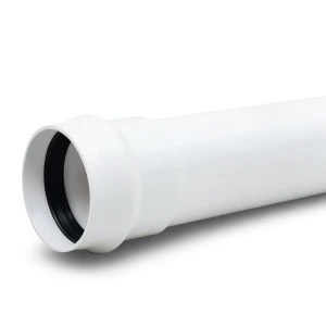 أنابيب بلاستيك UPVC ضغط 2 بار كلاس 1، مقاس 250 مم، سماكة 2 مم، لون أبيض