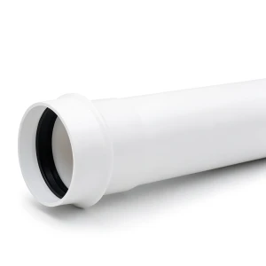 انابيب بلاستيك UPVC ضغط 6 بار كلاس 3، مقاس 125 مم، سماكة 3.7 مم، لون ابيض