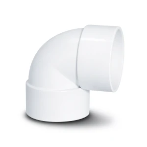كوع بلاستيك UPVC 87.5° مقاس 1 إنش أبيض