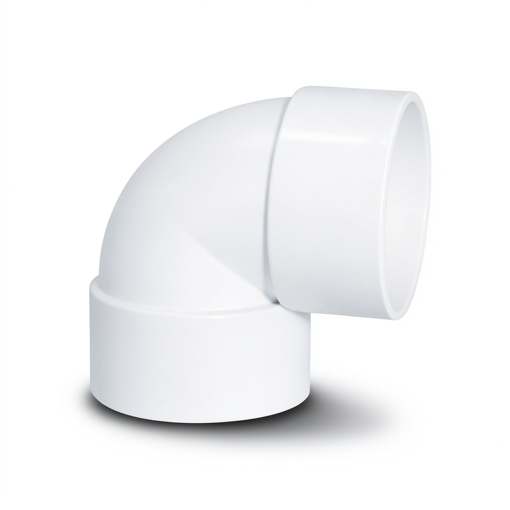 UPVC Plastic Elbow 87.5° 1 Inch White