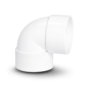 UPVC Plastic Elbow 87.5° 1 1/2 Inch White