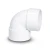 UPVC Plastic Elbow 87.5° 2 Inch White - Image 1