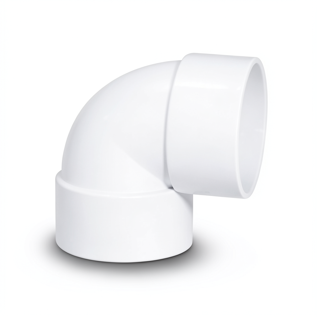 UPVC Plastic Elbow 87.5° 2 Inch White