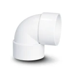 UPVC Plastic Elbow 87.5° 4 Inch White