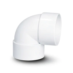UPVC Plastic Elbow 87.5° 4 Inch White