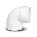 UPVC Plastic Elbow 87.5° Size 6 Inch White Color