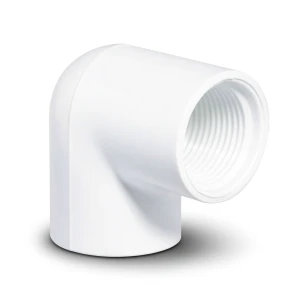 UPVC Plastic Elbow 87.5° With Female Thread 1 1/2 Inch White