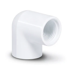 UPVC Plastic Elbow 87.5° With Female Thread 2 Inch White