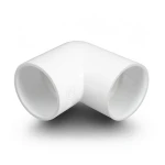 كوع بلاستيك UPVC زاوية 90° مقاس ½ إنش أبيض