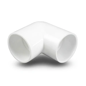 كوع UPVC زاوية °90 جدول 40 مقاس 1 إنش أبيض