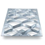 Galvanized Steel Expanded Metal Mesh Thickness 3 mm Width 2.44 m Length 6 m