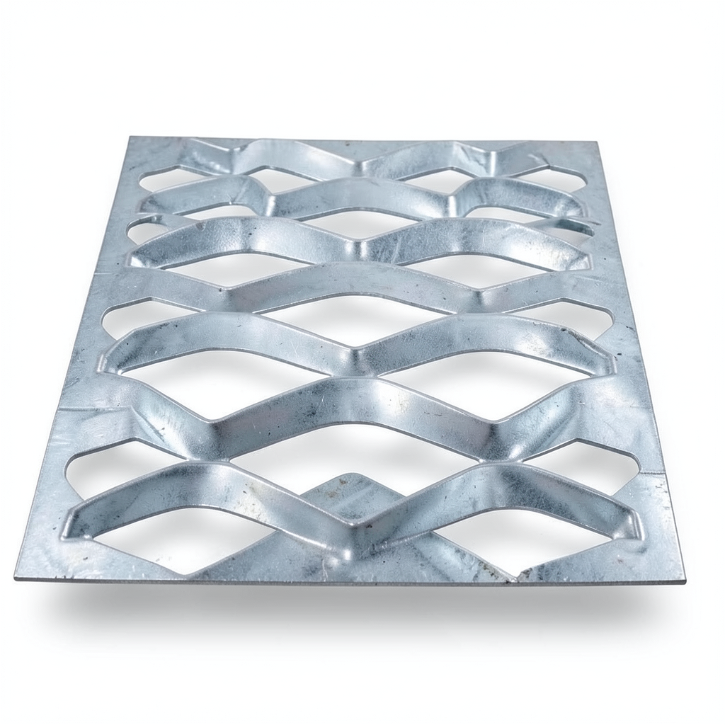 Galvanized Steel Expanded Metal Mesh Thickness 3 mm Width 2.44 m Length 6 m