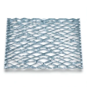 Galvanized Steel Expanded Metal Mesh Thickness 3.8 mm Width 2.44 M Length 1 M