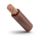 10 sq mm Stranded Copper Wire 450/750V PVC Insulation, Brown