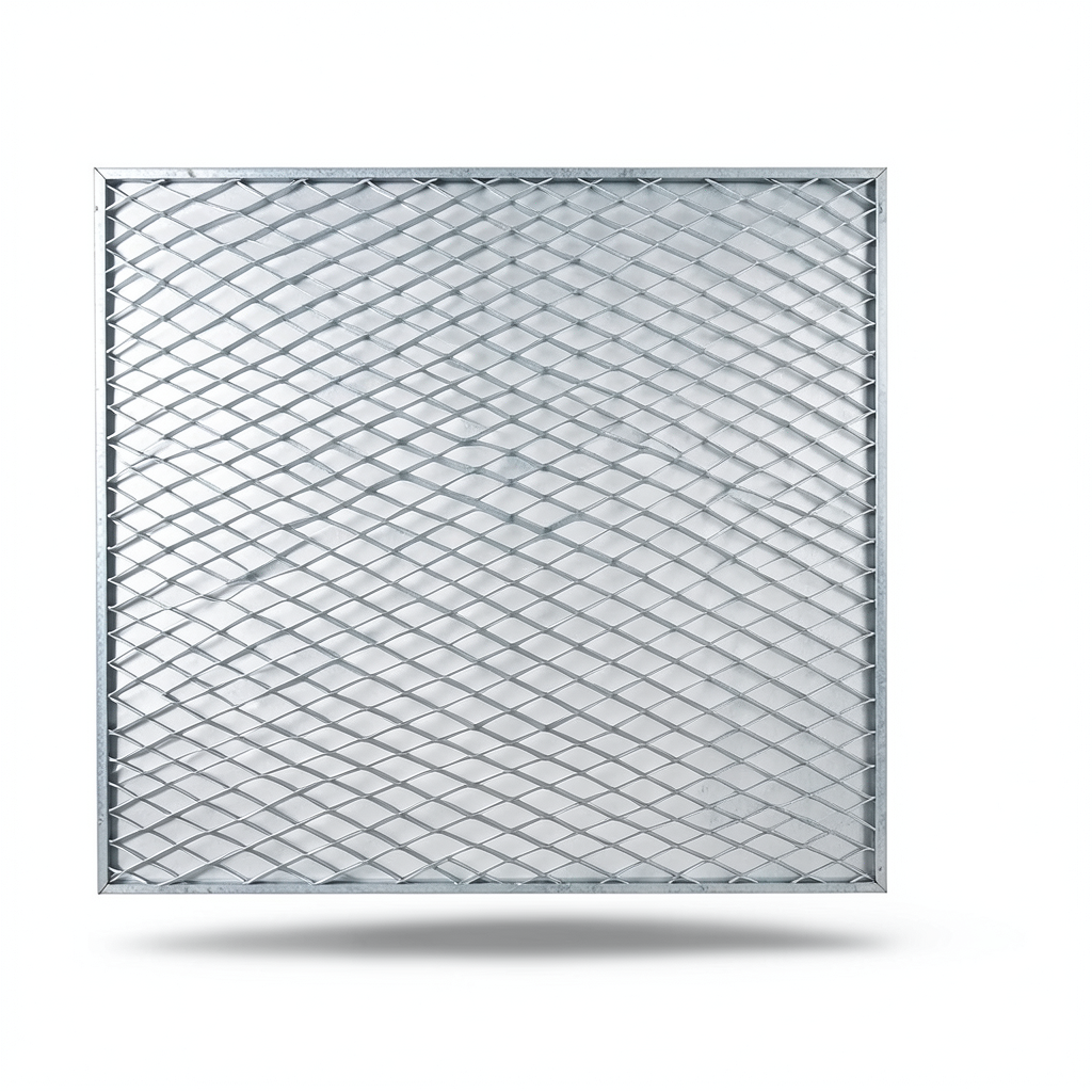 Galvanized Steel Expanded Metal Mesh Thickness 3.8 mm Width 2.44 m Length 4 m