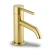 Washbasin Faucet Brass, Gold Color | Saudi Ceramics - Image 1