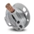 Stranded Copper Electric Wire 4mm2, 450/750V PVC Insulation, Gray - Image 1