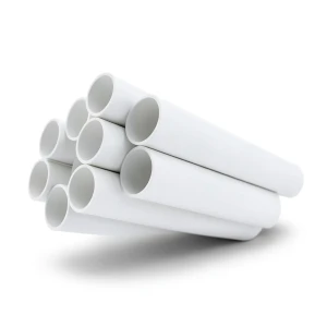 مواسير بلاستيك UPVC ضغط 21.7 بار مقاس 1/2 إنش سمك 1.57 مم لون أبيض