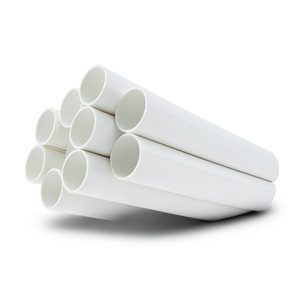 مواسير بلاستيك UPVC مقاس 3/4 إنش ضغط 21.7 بار سمك 1.98 مم لون أبيض