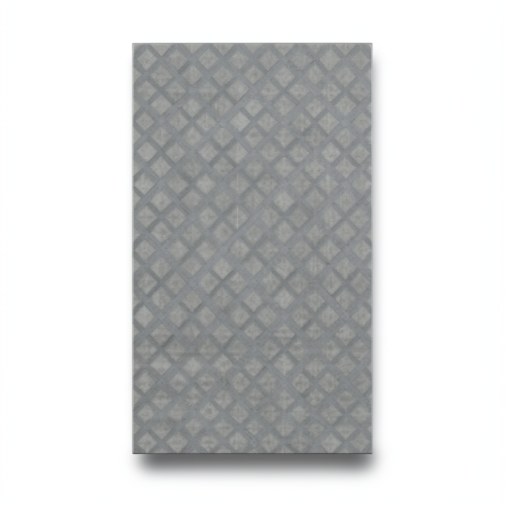 Ceramic Wall Tiles 20x43 cm Insert Grey, Rectangular, Model Loft