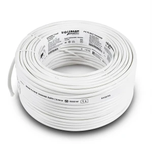 سلك نحاس مصمت احادى النواة معزول PVC 70º الفنار 2.5 مم² 450/750 فولت 300 قدم أبيض | شركة الفنار