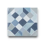 Ceramics Walls 9.9x9.9 cm, Listel Geometric Cold Color