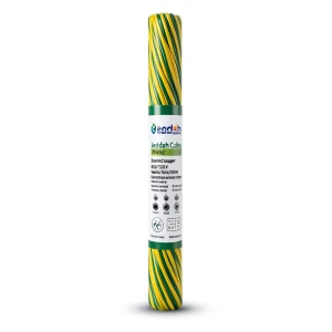 70mm2 Stranded Copper Earthing Electric Wire 450/750V, Yellow/Green | Jeddah Cables Company