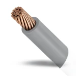 سلك مجدول نحاس 1.5mm، 450/750 فولت، عزل PVC رمادي
