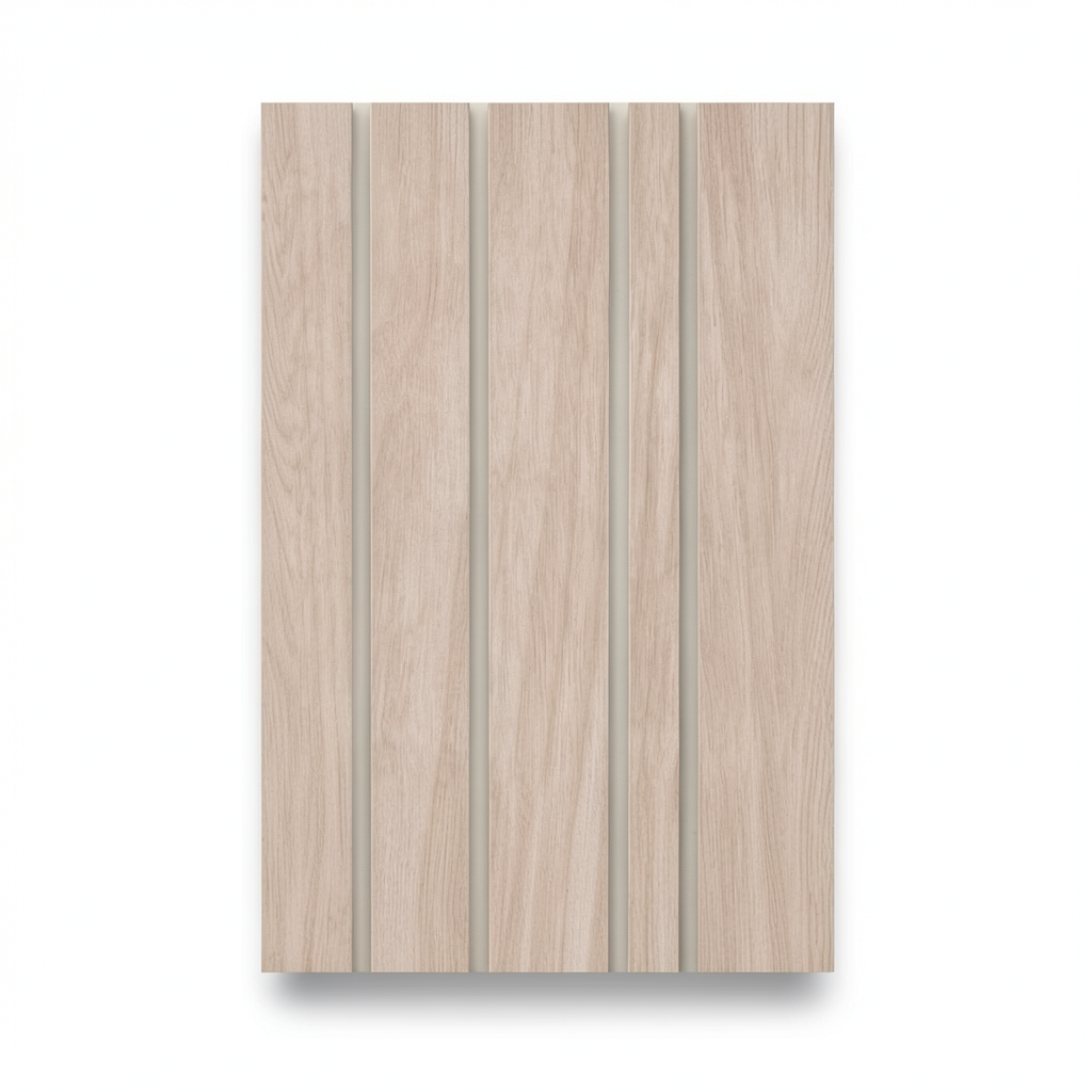 Wooden Wall Covering 5m x 0.53m Beige Color, Model 221001