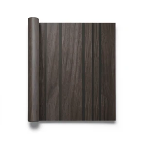 Wooden Wall Covering Dark Brown 5m x 0.53m, Model 221004