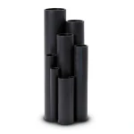 High Density Polyethylene Pipe Pressure 16 Bar PE 80, 180 mm OD, 16.4 mm Thickness, Black