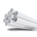 UPVC Plastic Pipe Nominal Pressure 21.7 Bar Size 1/2 inch Thickness 1.57 mm White