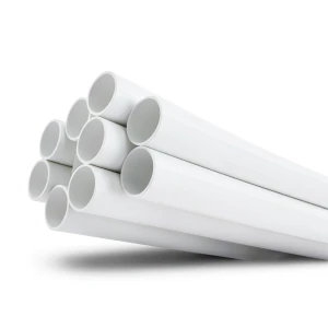 UPVC Plastic Pipe 3/4 inch Nominal Pressure 21.7 Bar Thickness 1.98 mm White
