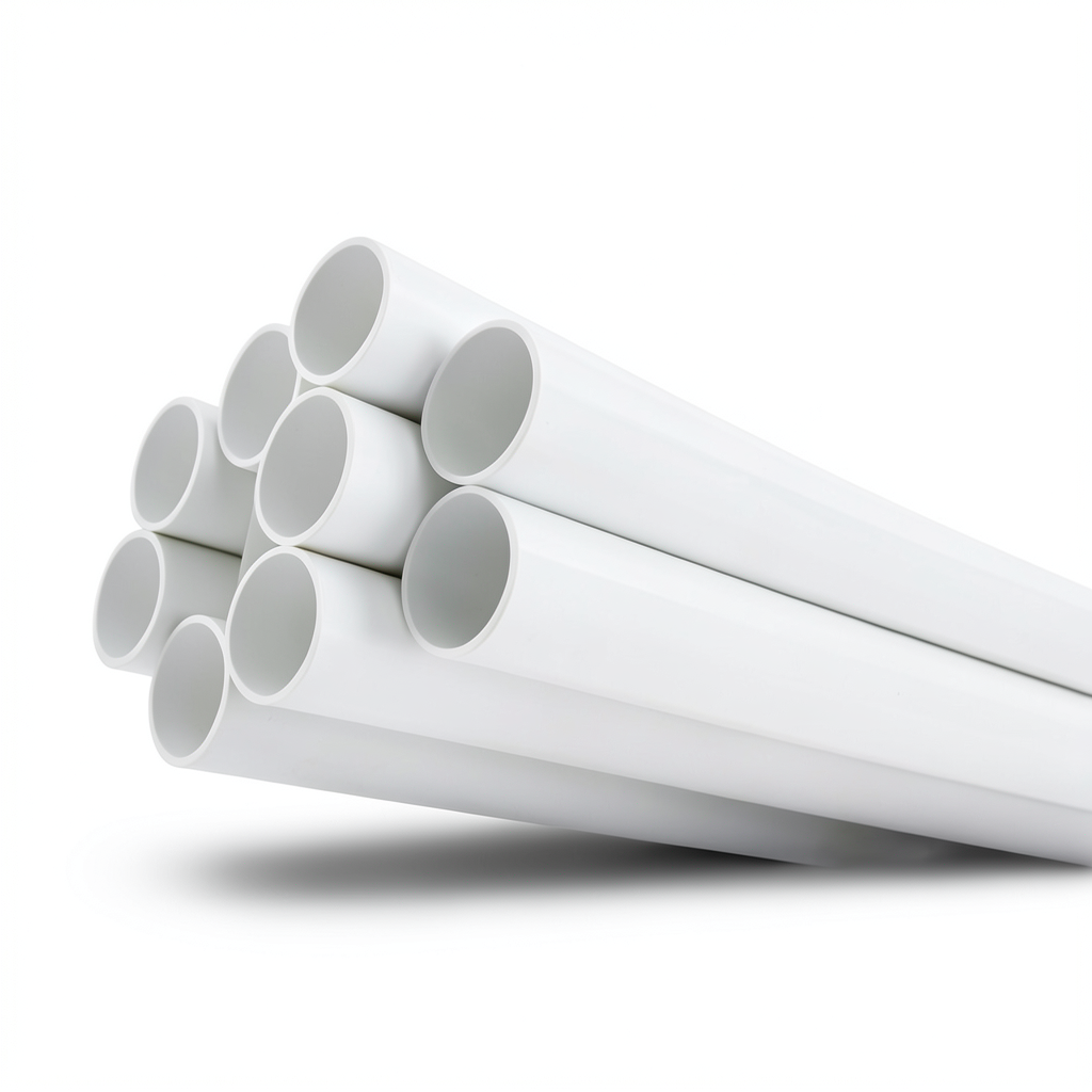UPVC Plastic Pipe 3/4 inch Nominal Pressure 21.7 Bar Thickness 1.98 mm White