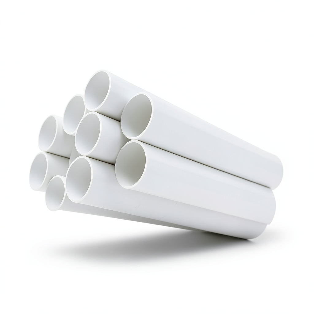 UPVC Pipe Nominal Pressure 21.7 Bar Size 1 1/2 inch Thickness 3.58 mm White