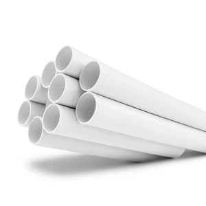 مواسير UPVC ضغط 21.7 بار مقاس 2 إنش سمك 4.47 مم لون أبيض