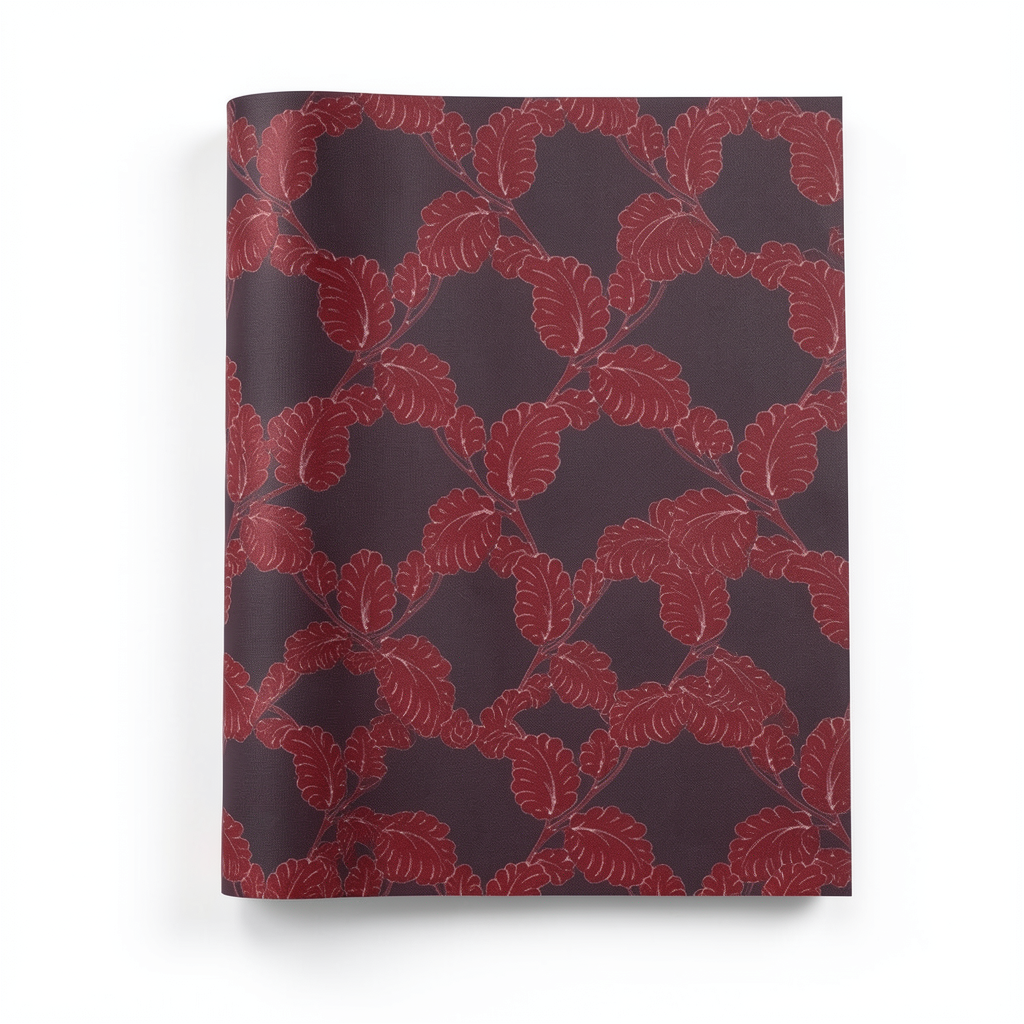 German Wallpaper Grace Collection Dark Red 0.5×10.0 m, Code 6758-06 |