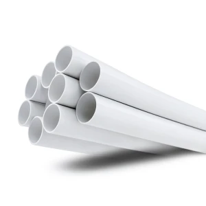 مواسير UPVC ضغط 21.7 بار مقاس 3 إنش سمك 6.58 مم لون أبيض