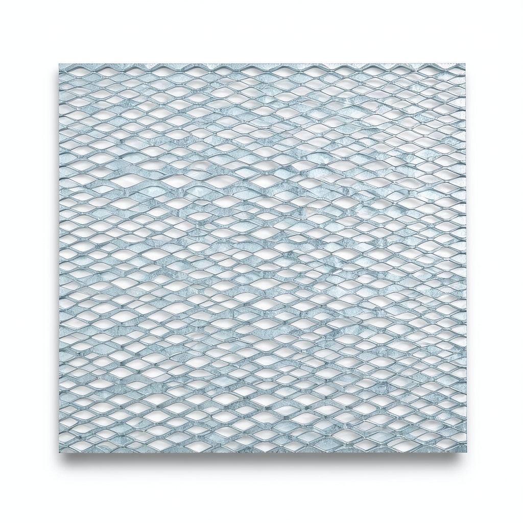 Galvanized Steel Expanded Metal Mesh Thickness 4.8 mm Width 2.44 M Length 3 meter