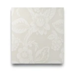 Wall Decoration Floral Design 10 m x 1.06 m Pale Beige, Model 700041