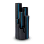 HDPE Pipe Pressure 16 Bar PE 80 Size 355 mm Thickness 32.3 mm Black