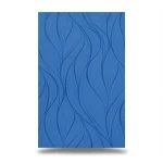 Dutch Wavy Wall Covering 10m x 0.53m, Blue Color