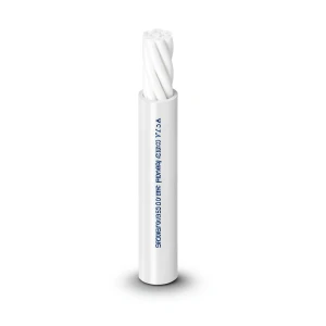كابل نحاس مجدول احادى النواة معزول PVC 70º 25 مم² 450/750 فولت 300 قدم أبيض | شركة الفنار Alfanar