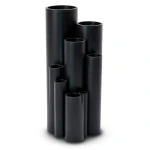 HDPE Plastic Pipe Pressure 16 Bar PE 80 Size 125 mm Thickness 14 mm Black