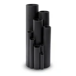 HDPE Plastic Pipe Pressure 16 Bar PE 80 Size 180 mm Thickness 20.1 mm Black