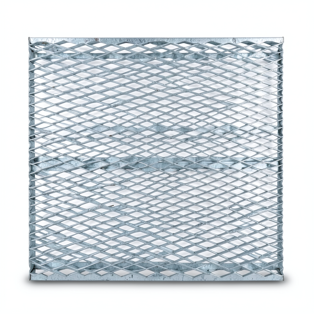 Galvanized Steel Expanded Metal Mesh Thickness 5.8 mm Width 2.44 M Length 3 meter