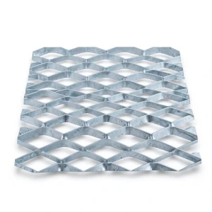 Galvanized Steel Expanded Metal Mesh Thickness 5.8 mm Width 2.44 M Length 5 M