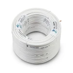 سلك نحاس مصمت احادى النواة معزول PVC 70º الفنار مقاس 4 مم² 450/750 فولت 300 قدم أبيض | شركة الفنار